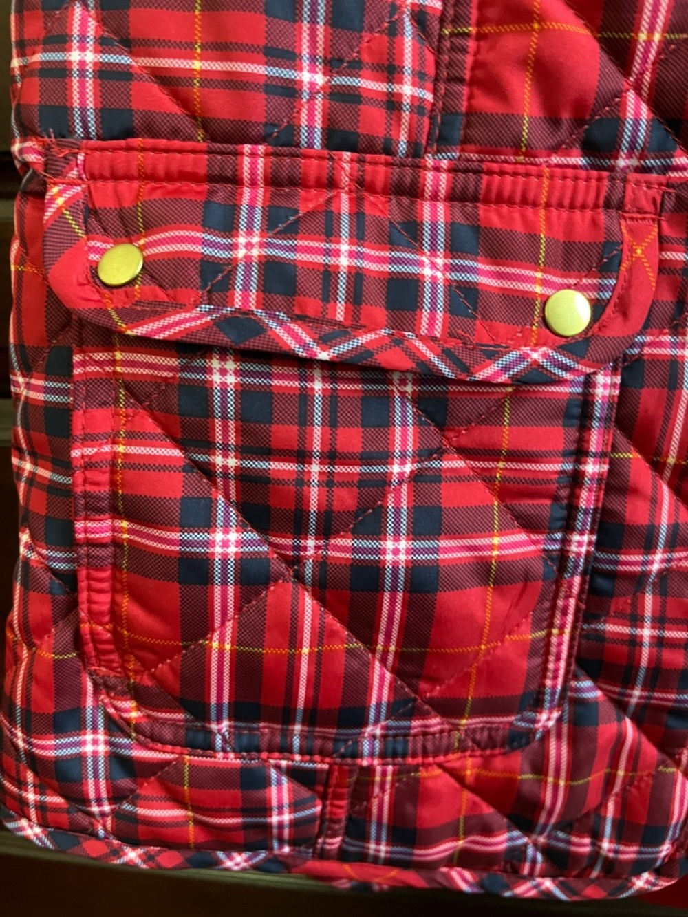 Crown and Ivy Plaid Vest ! New without tags ! Petite Small! - Picture 3 of 5